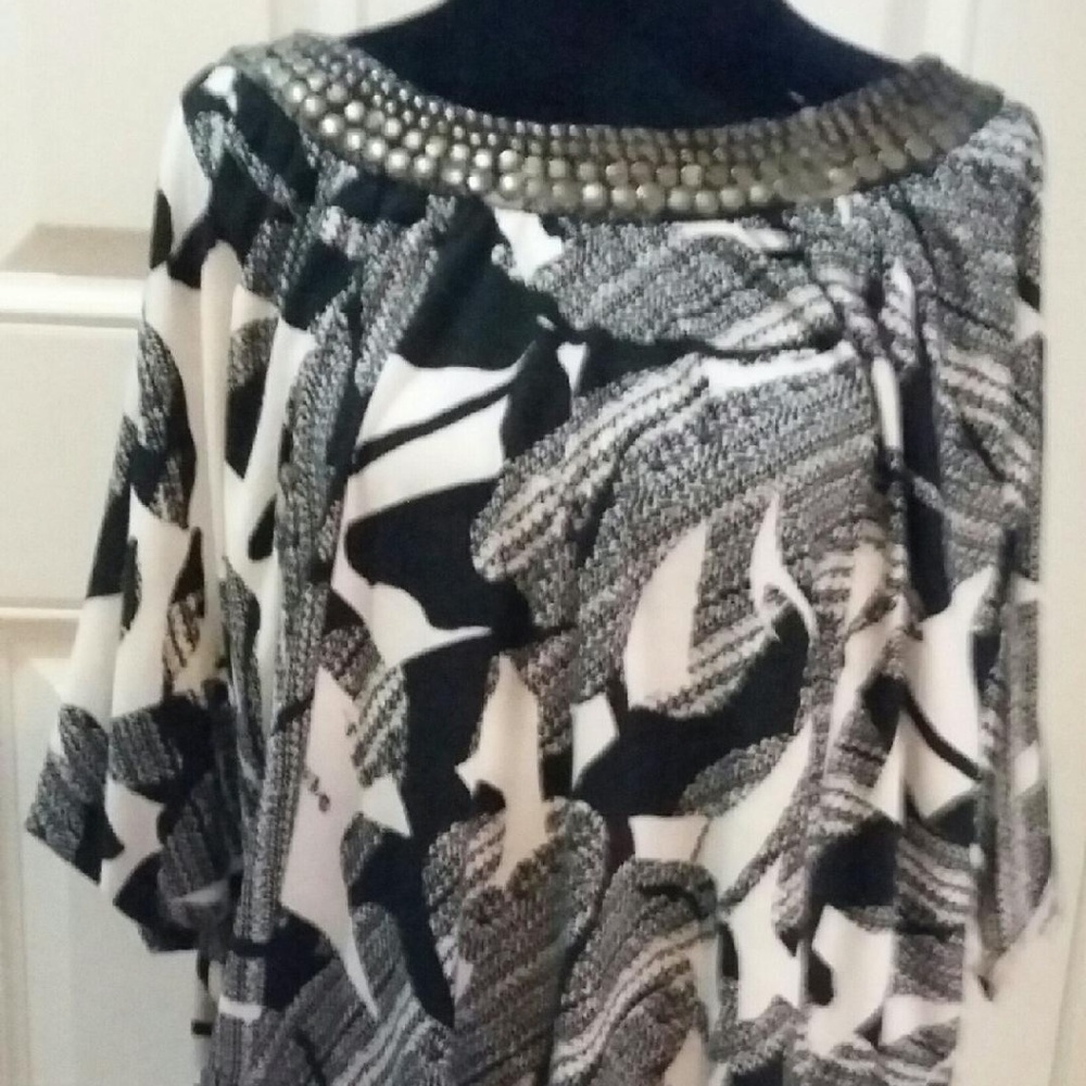 Black Tire Tracks Tunic by John Paul Richard